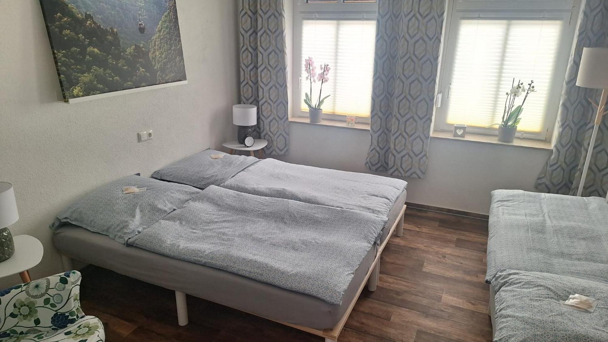 Pauls Hexenhaus Wohnung Teufel Mit Familienbett ทาเลอ ภายนอก รูปภาพ